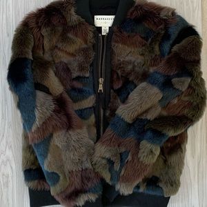 Faux Fur Bomber